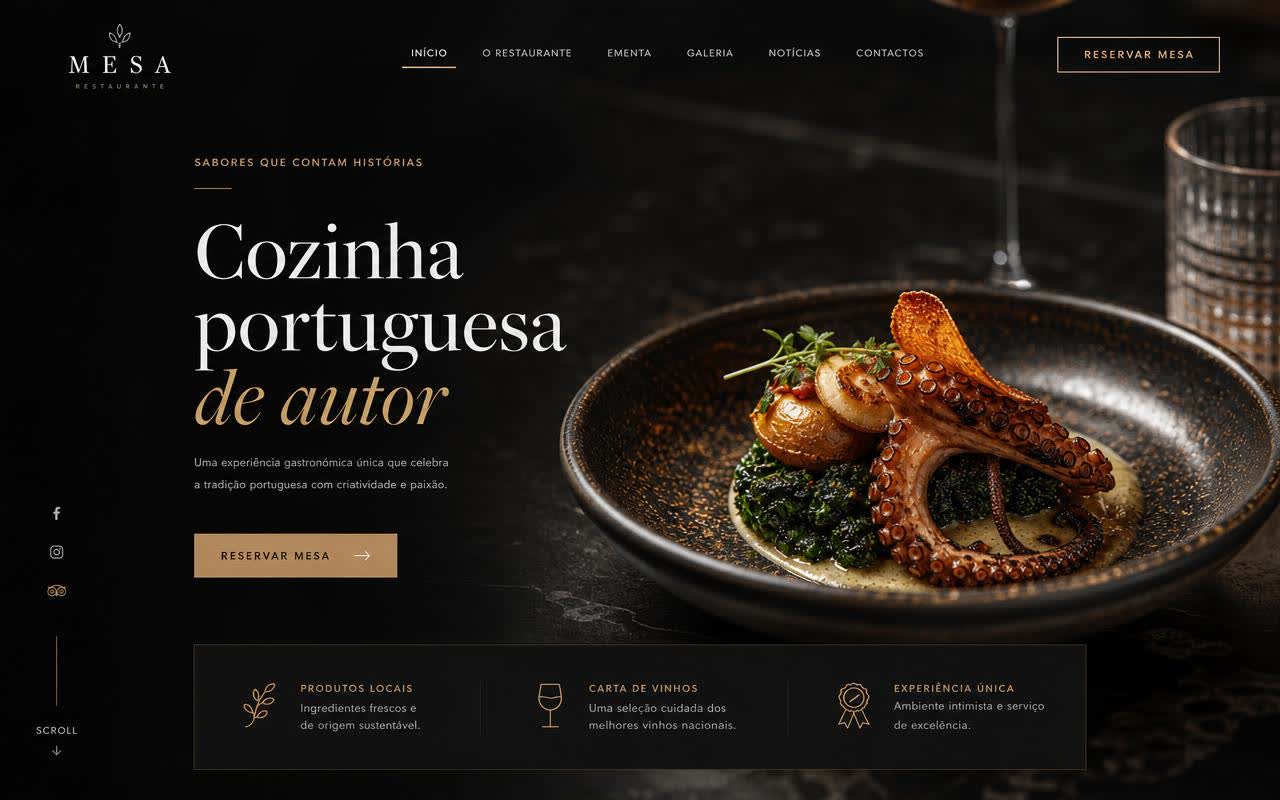 Mesa Restaurante